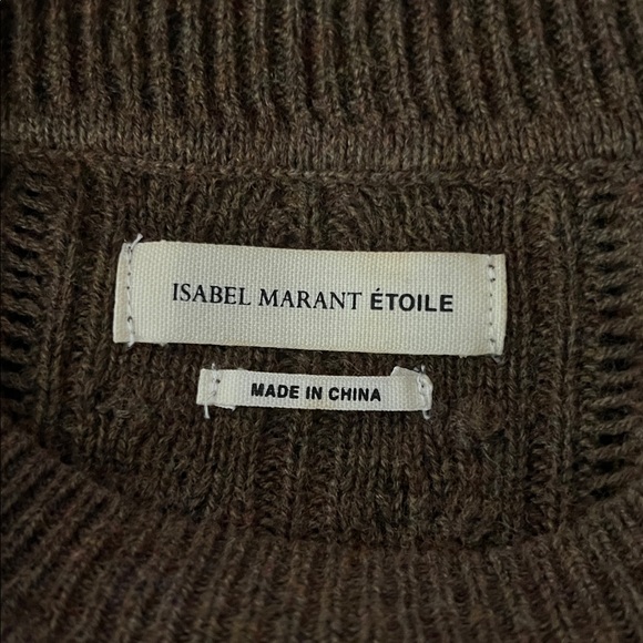 Isabel Marant Etoile Cotton Wool Blend Sweater 36 - Picture 6 of 7